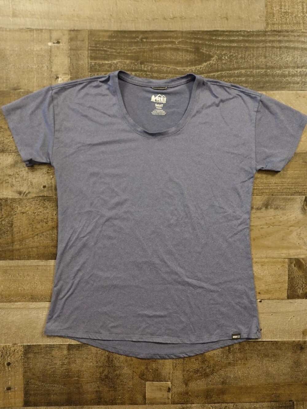 REI Co-op Active T-Shirt Women’s Small Blue Athletic Performance Tee‎